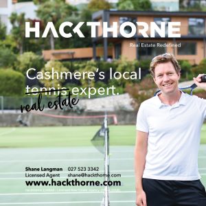 Hackthorne Real Estate sponsors of Cashmere Tennis Club