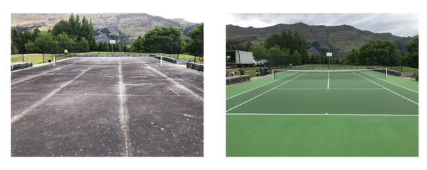 Plexipave sponsors of Cashmere Tennis Club