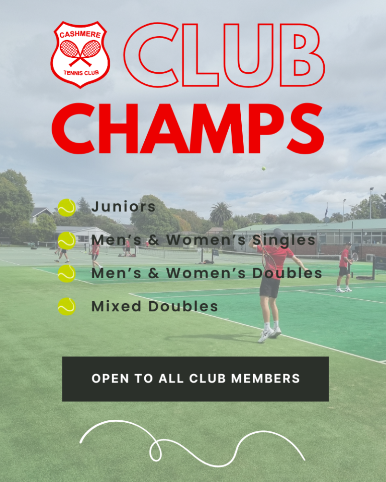 Cashmere Tennis Club Court Facilities - Tennis Courts in Christchurch, New Zealand