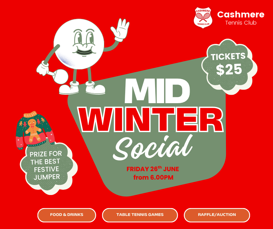 Cashmere Tennis Club Mid Winter Social